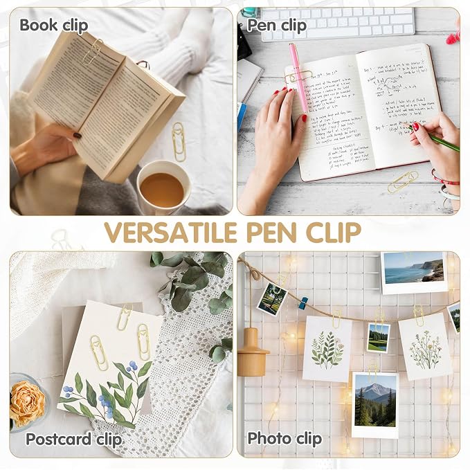 Metal Pen Clips and Holders 15 Pack Colorful - Image 2