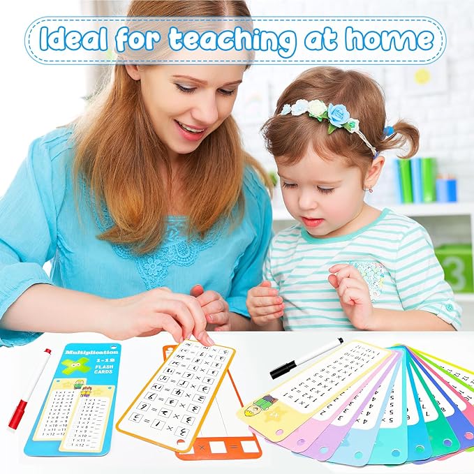 60Pack Multi Math Flash Cards, Addition Subtraction Multiplication Division - Image 5