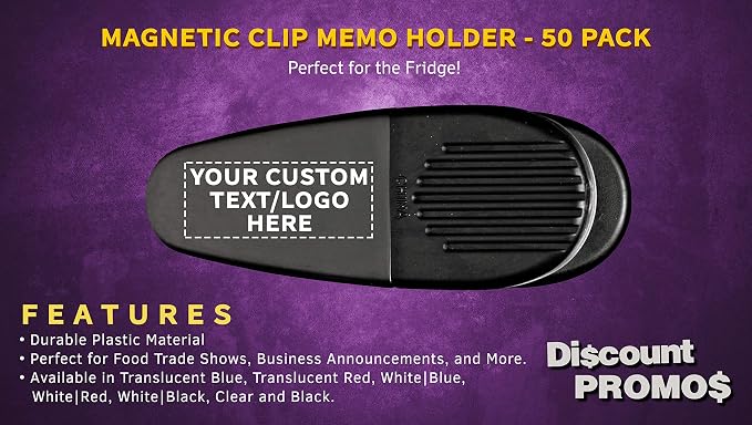 50 Magnetic Memo Holders Set - Image 2