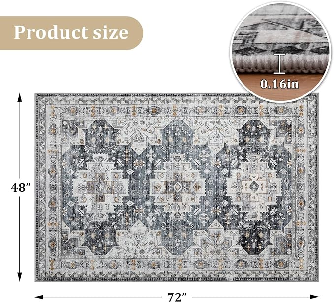 chakme Office Chair Mat for Hardwood Floor, Machine Wash - Image 7