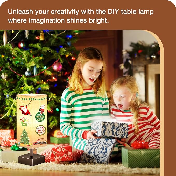 aooshine Brown Small Table Lamp - Image 5