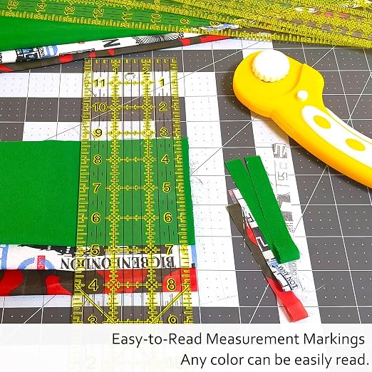 Sewing Ruler, 5 Piece Quilting Rulers, 3 x17 Inch, 1.5 x17 Inch, 3 x12 Inch - Image 5