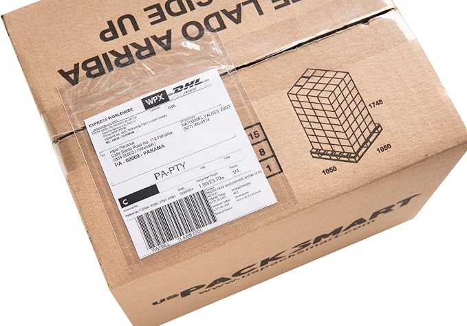 500 Units, 4.5"x5.5" Clear Packing List Shipping Label Envelopes - Image 8