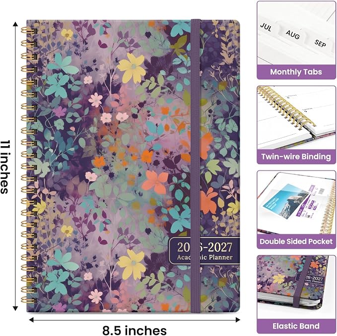 Planner 2026-2027, Academic Year Weekly and Monthly Calender Planner, from Jul - Image 4