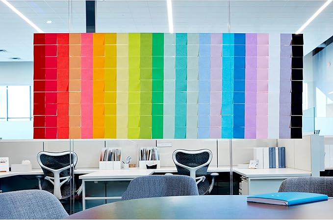 Post-it Super Sticky Notes, Limited Edition Color Collection, 3x3 in, 15 Pads/Pack, 45 Sheets/Pad-DeskLoop Office