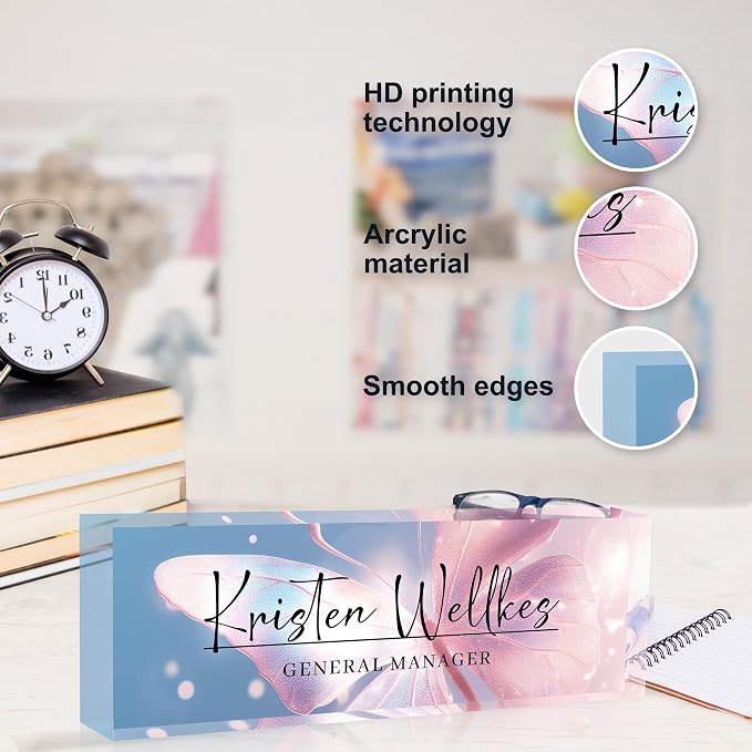 Personalized Office Name Plate, Custom Name Plate - Image 4