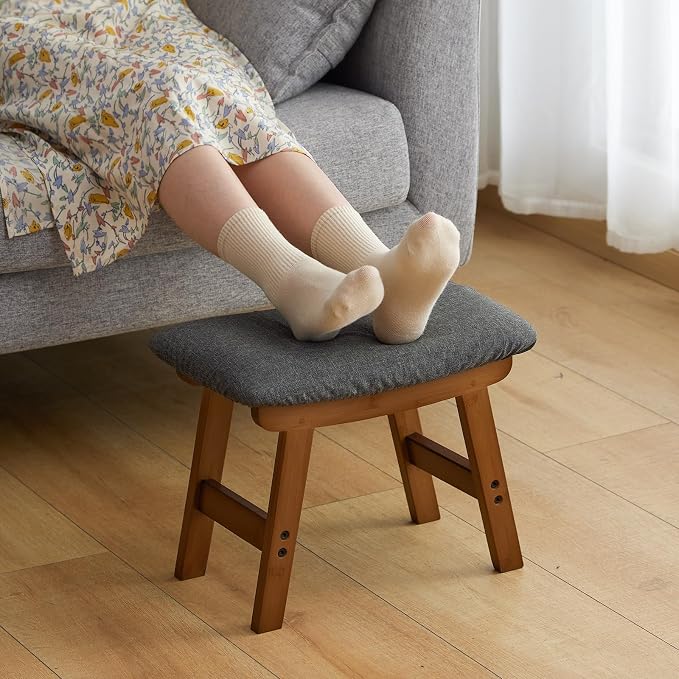 Foot Stool Ottoman Foot Rest Under Desk, Small Stool by Furshus