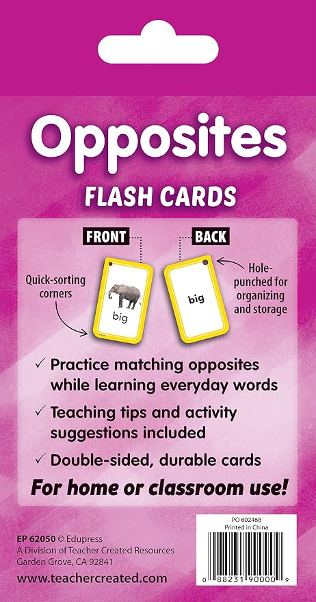 Teacher Created Resources Opposites Flash Cards - Image 6
