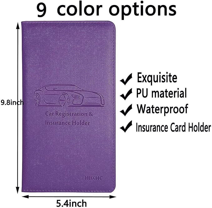 Car Registration and Insurance Card Holder - Image 3