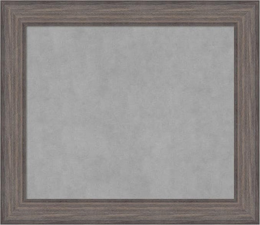 Amanti Art Grey Framed Magnetic Board 25x29 Medium Vision Board by AmantiArt