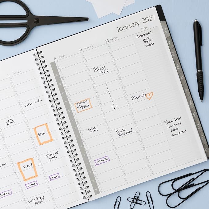 Blue Sky 2027 Weekly and Monthly Appointment Planner Calendar, January 2027 - Image 2