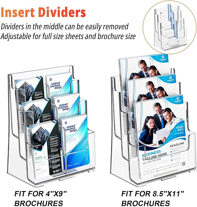 FUCDTEFC Acrylic Brochure Holder 8.5x11 - Image 2