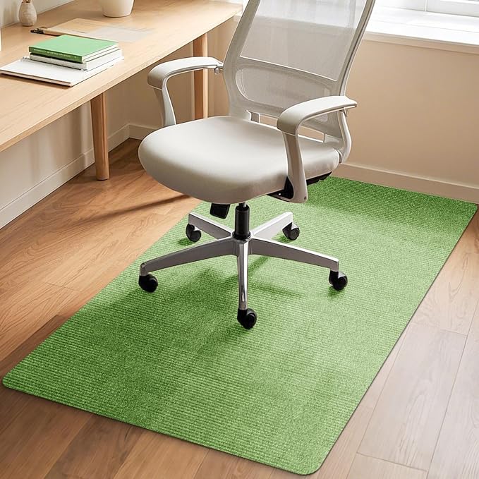 Office Chair Mat for Hardwood Floors 48"x36", Durable Non-Slip Large Tile Floor by HomeMall