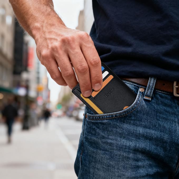 Espera Slim Minimalist Front Pocket Wallet - Image 7