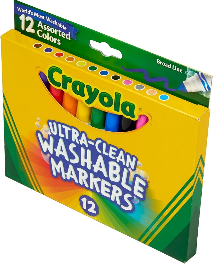 Crayola Broad Line Markers, Washable Markers - Image 4
