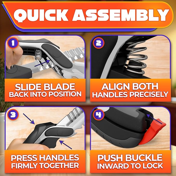 6-in-1 Cutting Board Scissors - Image 8