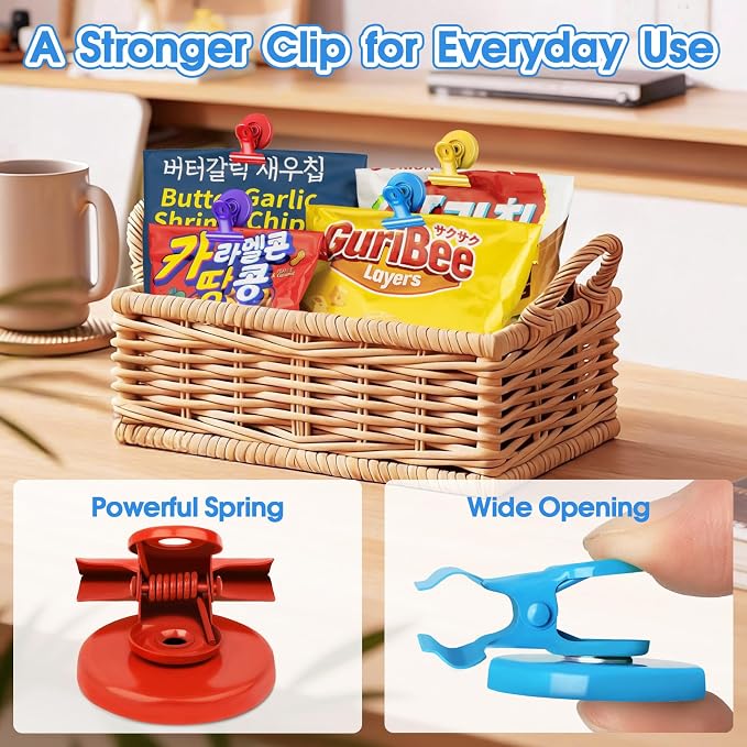 Grtard 12 Pack Magnetic Clips Heavy Duty, Magnet Clips - Image 7