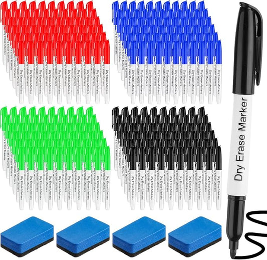 Thenshop 200 Pack Dry Erase Markers Bulk by Thenshop