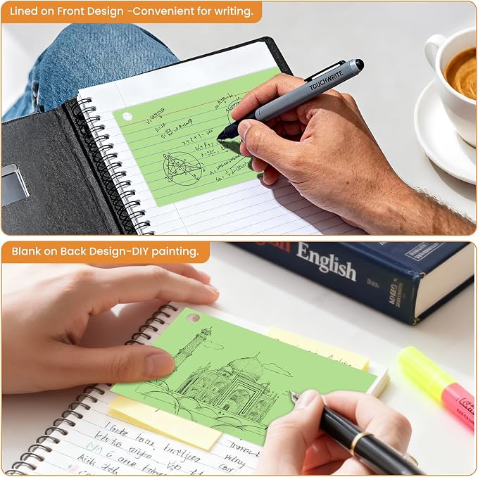 300 Count Green Index Cards 3x5 Inch - Image 3