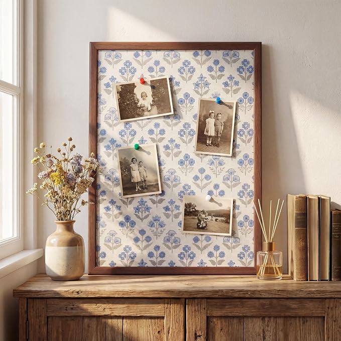 Leinuosen 17" x 23" Linen Cork Board - Image 6