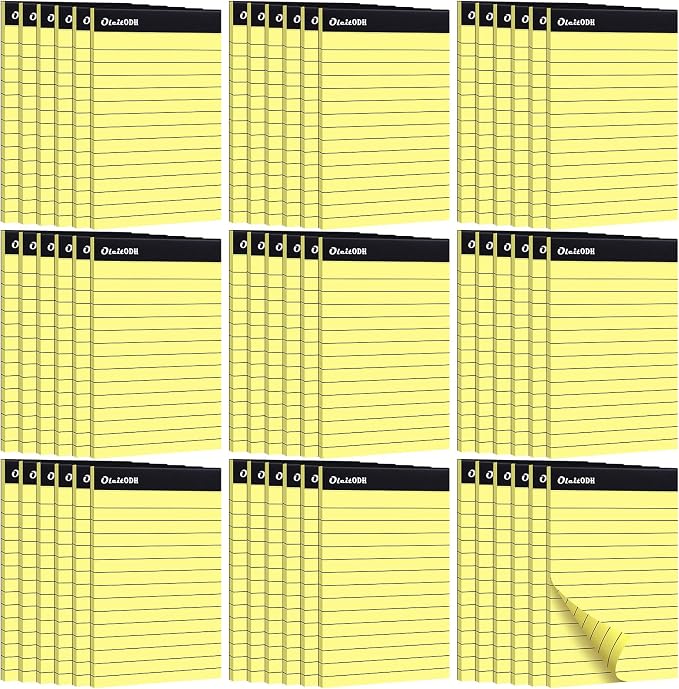 Oleitodh 3x5 Notepads – 48 Pack Yellow Memo Pads Small Writing Pads - Image 9