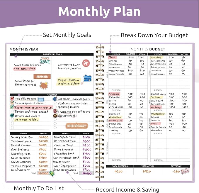 Budget Planner - Monthly Budget Book - Image 3