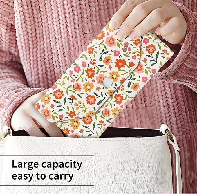 Cash Envelope Wallet Cute PU Leather Envelopes Bag - Image 2