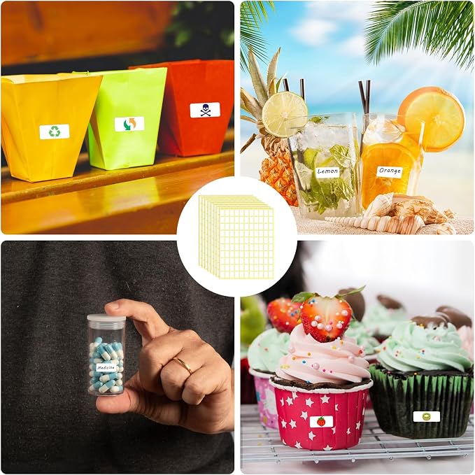 30 Sheets White Labels Stickers - Image 7