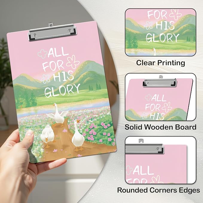 APIILVPQ Silly Goose Clipboard，Bible Verse Clipboards - Image 4