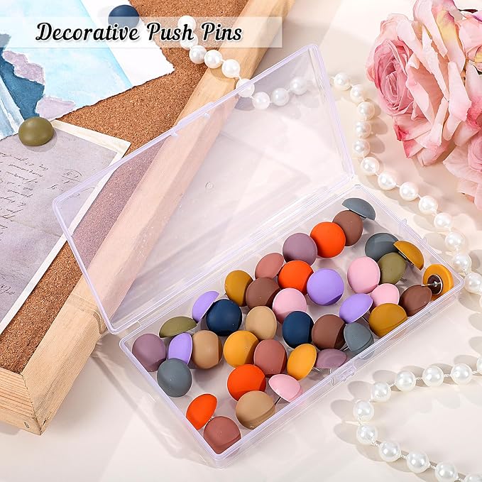 40 PCS Cute Push Pins Decorative Thumb Tacks - Image 5