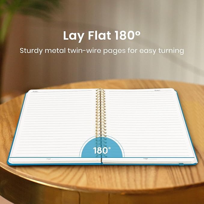 Taja Lined Spiral Journal Notebook - Image 4
