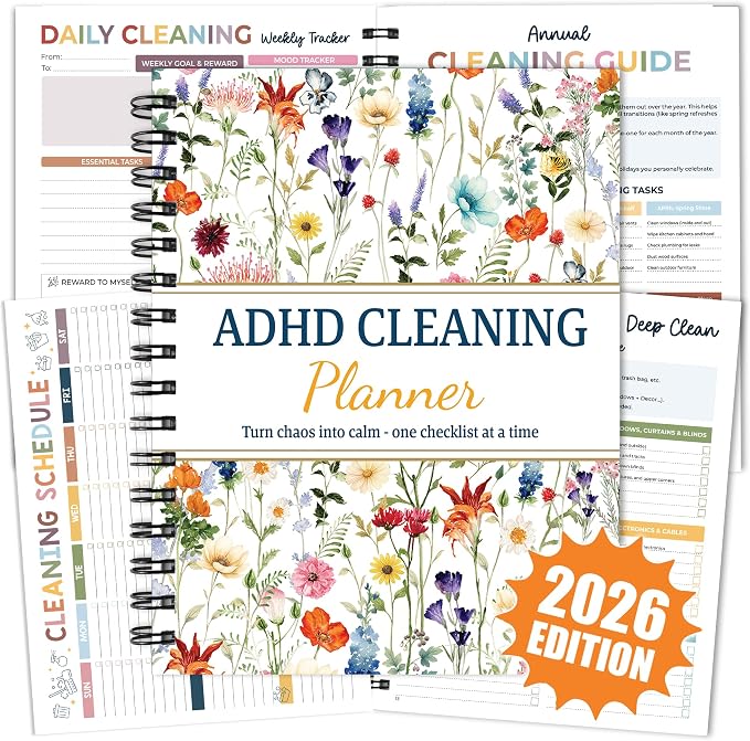 ADHD Cleaning Planner by Unknown