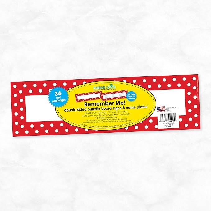 Barker Creek Double-Sided Desk Nameplates & Bulletin Board Signs, Bulletin - Image 5