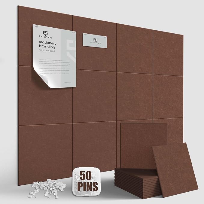 TSJOFFICE Large Cork Board for Wall by TSJOFFICE-WipeCleanThinkGreenWorkSmart