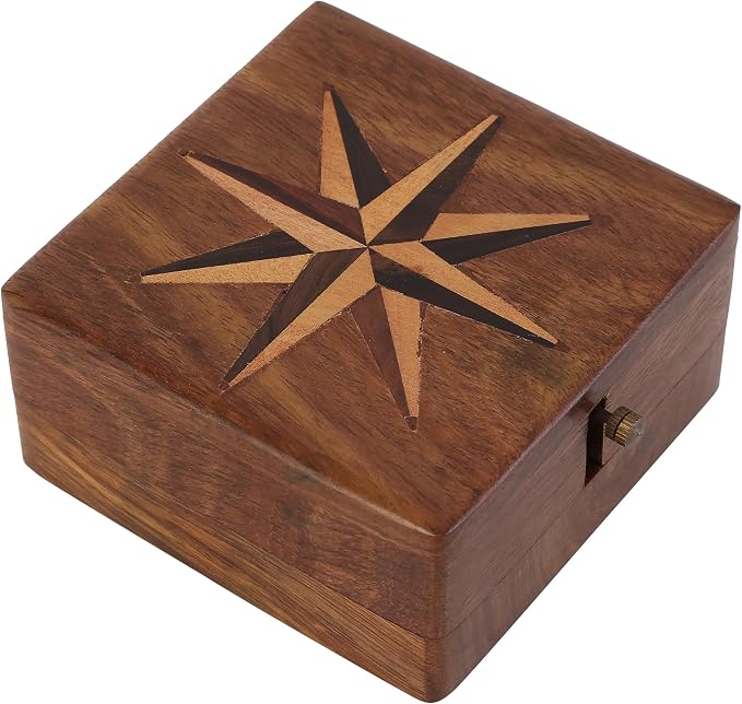 Handmade Brass Sundial Compass - Image 7