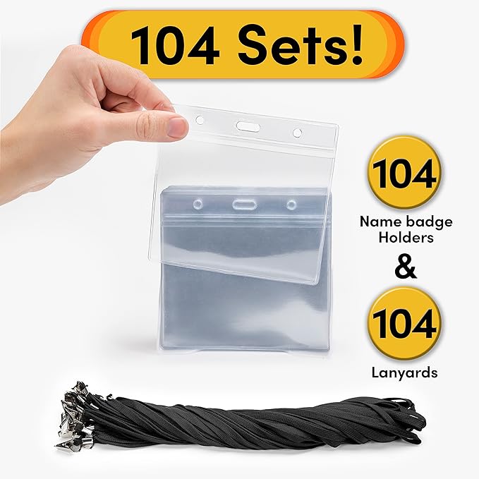 SEE-IT! 104 & 52 Qty Sets Badge Holders - Image 3