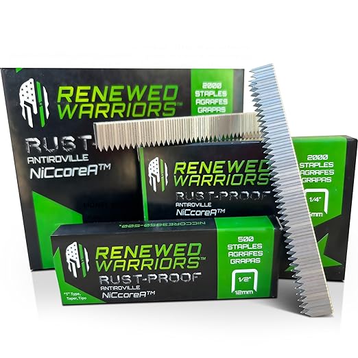 NiCcoreA Rustproof Staple Gun Staples by RenewedWarriors