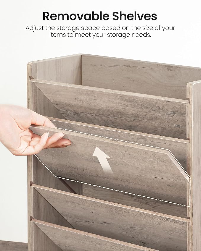 CHOEZON Wall File Organizer, 6-Tier Vertical Mount Hanging Holder - Image 6