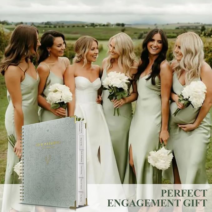 Bride Squad Wedding Planner Book and Organizer | Bridal Wedding Planner Book - Image 7
