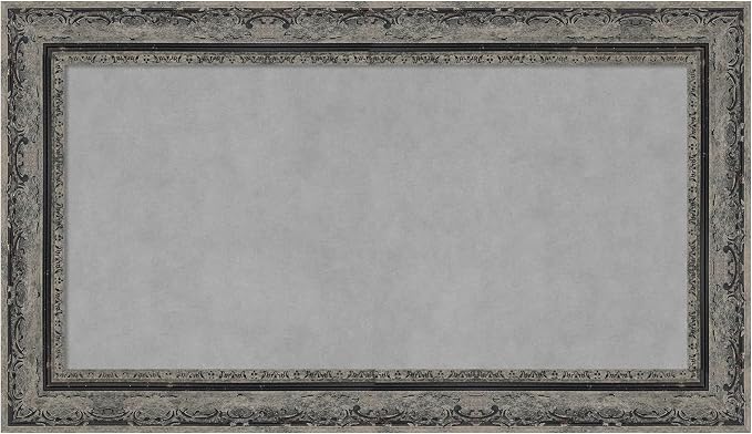 Amanti Art Black Framed Magnetic Board 16x28 Small Vision Board by AmantiArt
