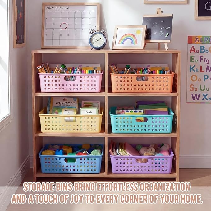 Geetery 12 Pack Classroom Storage Baskets - Image 4