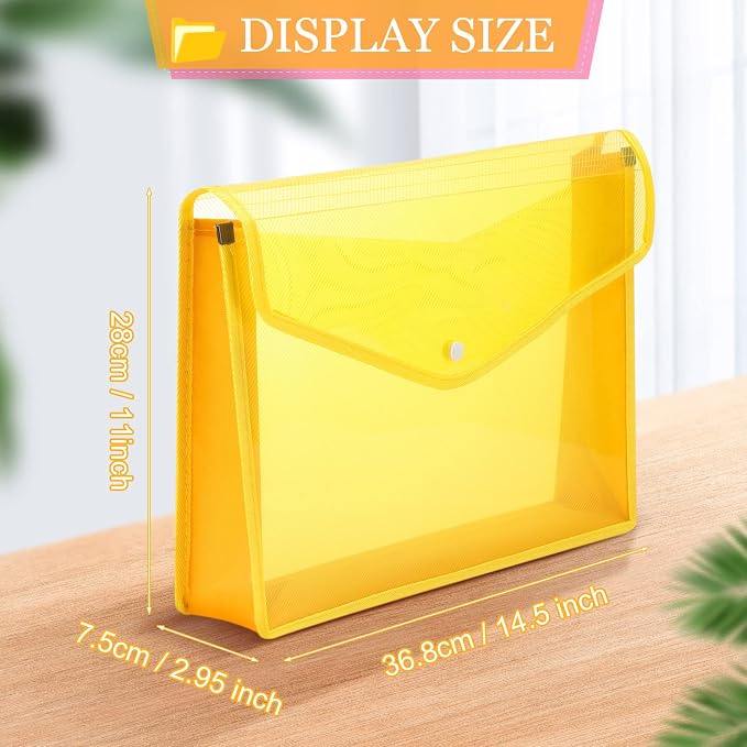 Epakh 27 Pack Plastic Expanding File Folders Expandable File Folder - Image 2