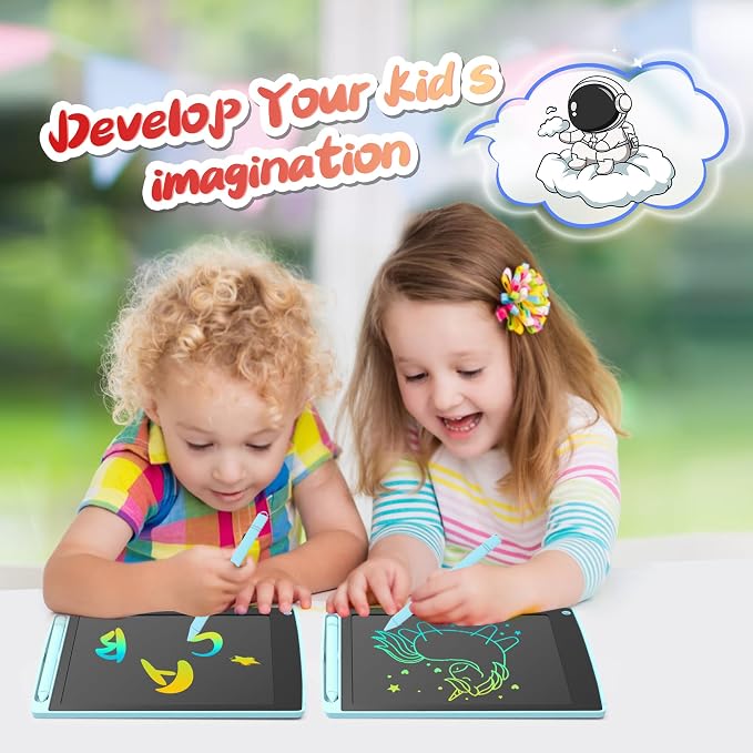 12 Pack LCD Writing Tablet for Kids, Colorful Toddler Drawing Tablet Doodle - Image 3