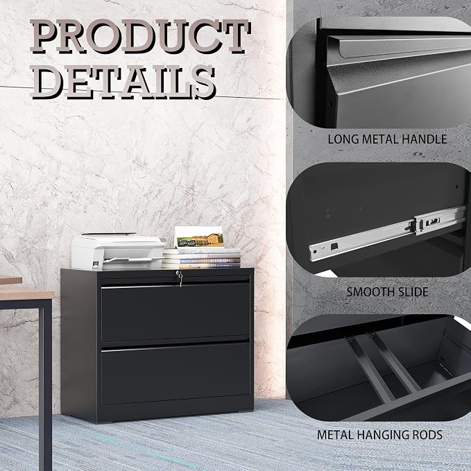 mysteeldepot 2 Drawer Lateral File Cabinet - Image 4