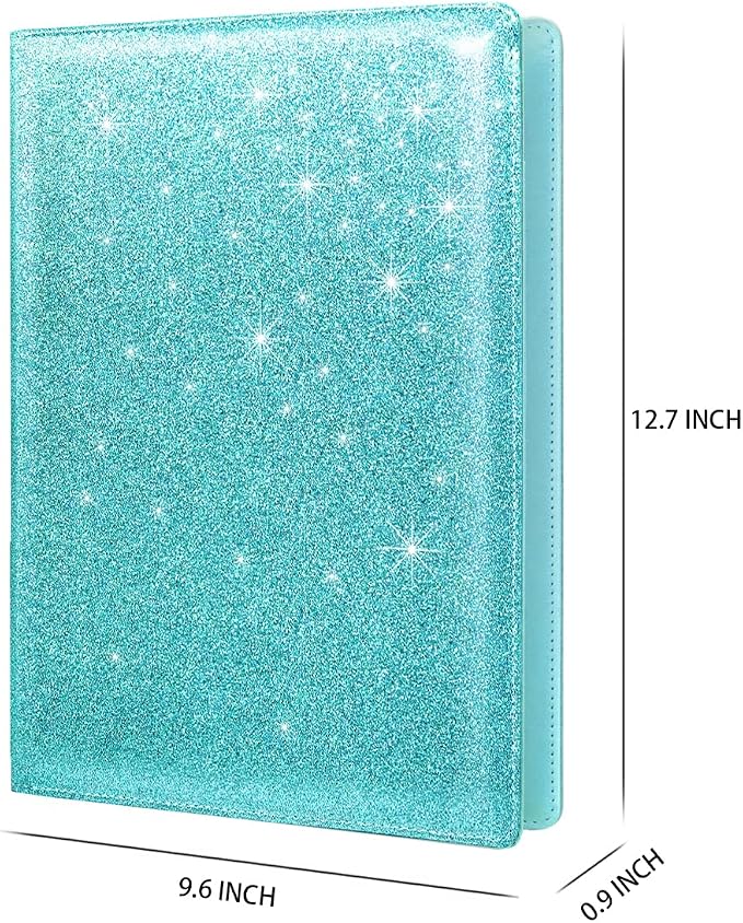 Glitter Portfolio Case for Women, Padfolio Cover for Women, - Image 4