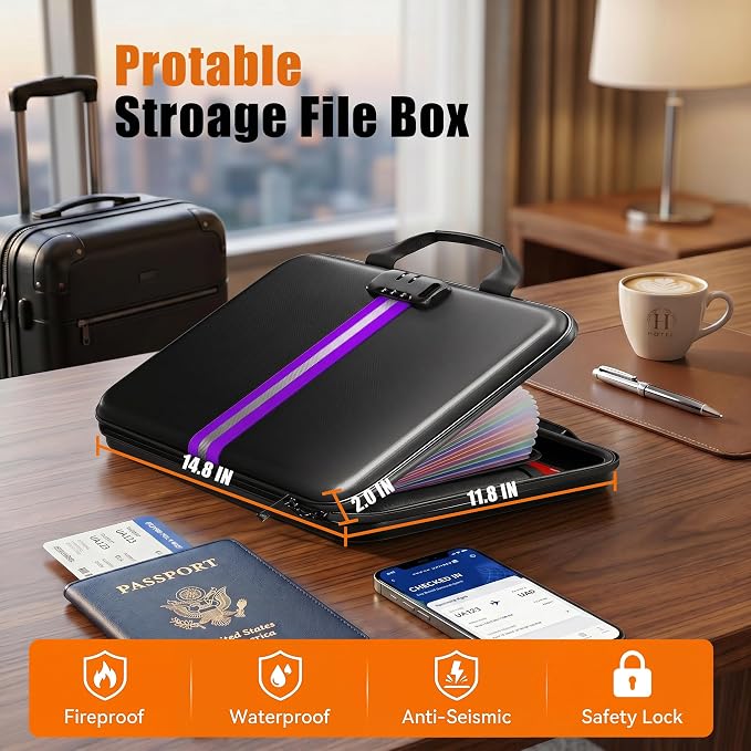 Fireproof Document Organizer - Image 6