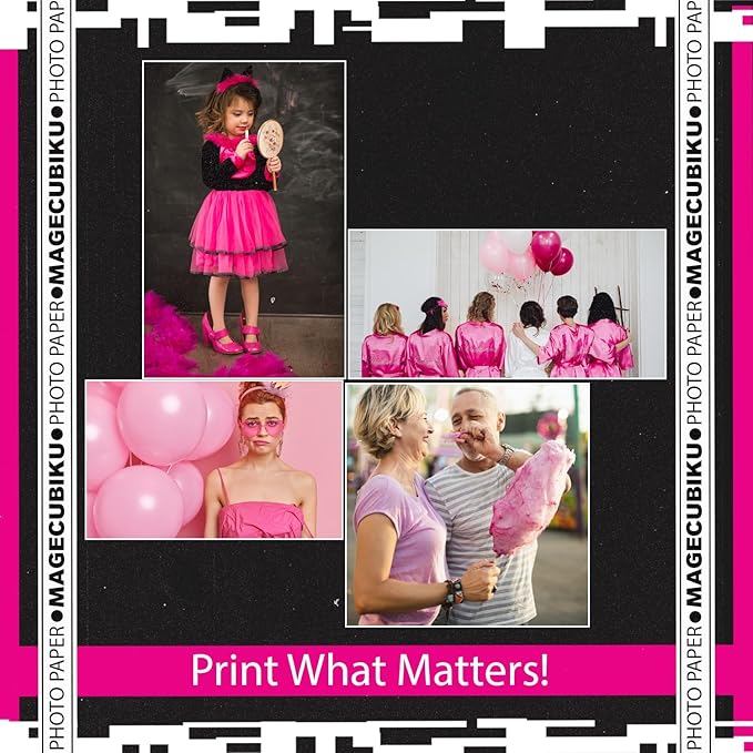 Glossy Photo Paper 5x7 Inches,200 Sheets 70 lb/258 gsm Premium Heavyweight Photographic Paper for Inkjet Printer Instant Dry Professional Postcard Picture Use Dye Ink-DeskLoop Office