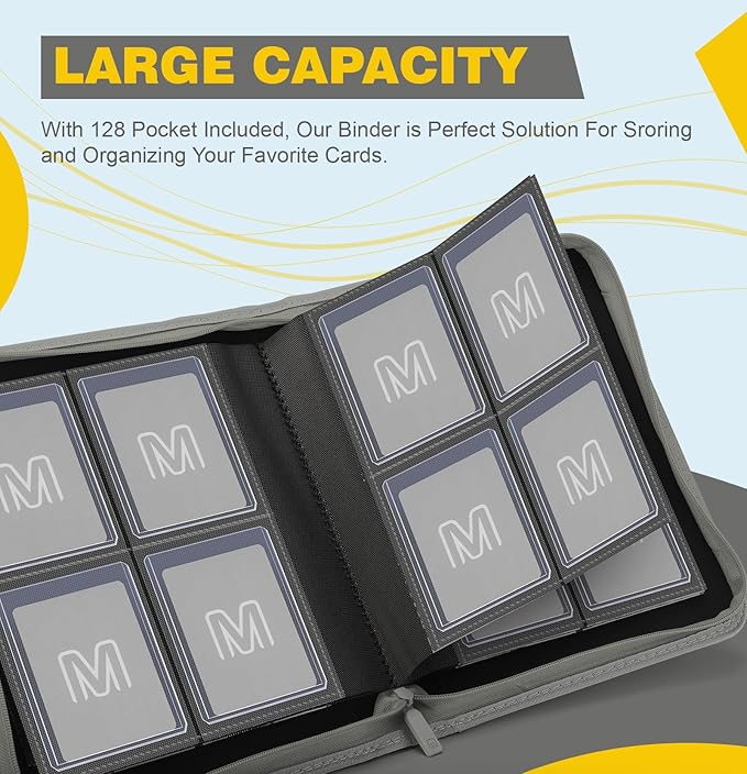 Toploader Binder, 4-Pocket Side Load Trading Card Album, Holds 128 Cards - Image 2
