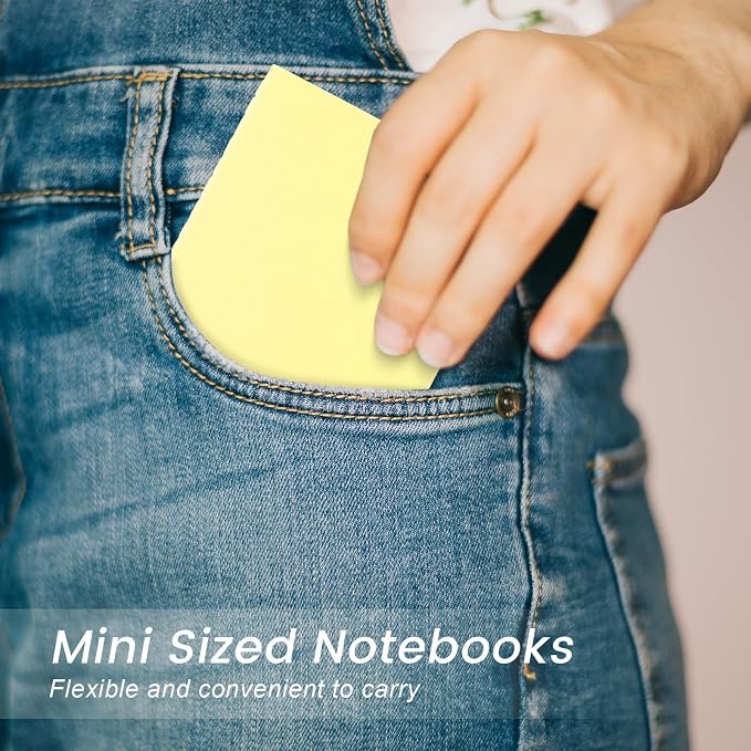Oucaru 16PCS Mini Notebooks Bulk, 3.5" x 5.5", 16 Color, 60 Pages Lined Paper - Image 6