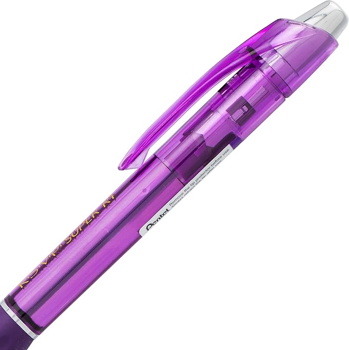 Pentel RSVP Super RT Ballpoint Pen, Medium Line, Violet Ink - Image 3